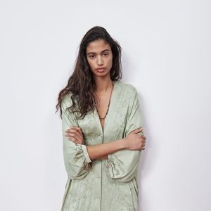 ZARA, NWT, EMBROIDERED KIMONO